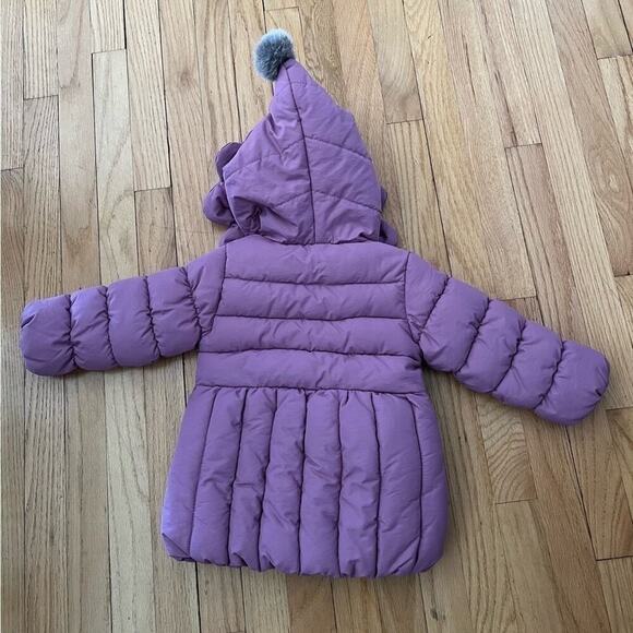 YIYI JIAN CAI GIRLS FULL ZIP HOODED JACKET WITH PLUSHIE SIZE 3T/4T MINT - Picture 2 of 4